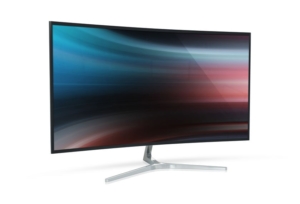 Curved PC-Monitor Bild eines Curved PC-Monitors